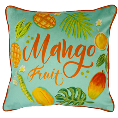 Mango, Duck Egg - (45cm x 45cm) Cushion - Image 3